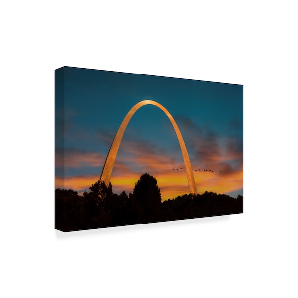 Galloimages Online 'The Arch At Sunset' Canvas Art,12x19